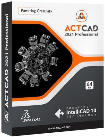 картинка ActCAD 2021 Professional (Live License) от Софтсервис24