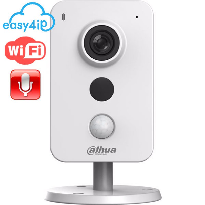 картинка IP видеокамера Dahua - DH-IPC-K26P - 2Мп внутренняя миниатюрная Wi-Fi, объектив фиксированный f=2,8мм, ИК - 10м 