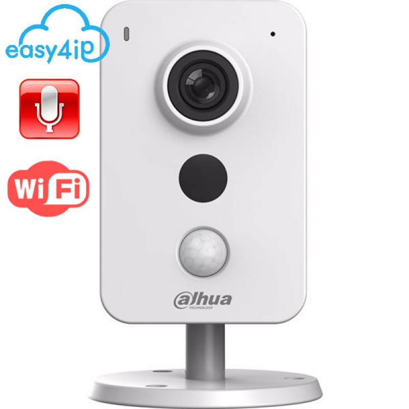 картинка IP видеокамера Dahua - DH-IPC-K46P - 4Мп внутренняя миниатюрная Wi-Fi, объектив фиксированный f=2,8мм, ИК - 10м 